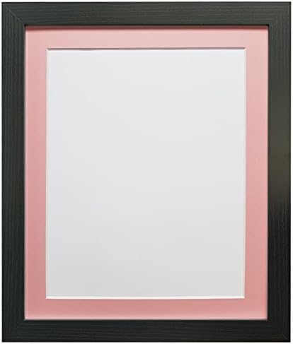 POST H7 Resim Fotoğraf Çerçevesi ile Çerçeveler, Pembe Montajlı Siyah Kül, 12 x 10 Görüntü Boyutu 9 x 7 İnç