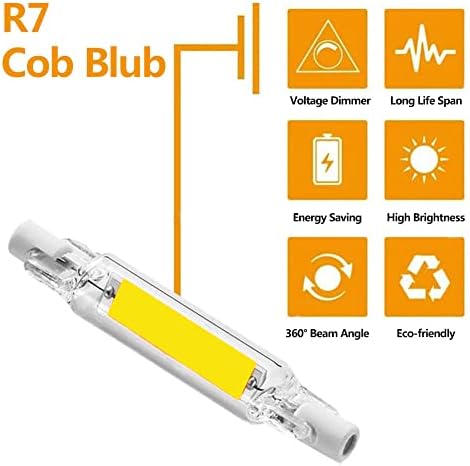 R7s LED Ampul 4 Paket 20 W Dim Çift Uçlu LED Ampuller 120 V J Tipi R7s Işıklandırmalı 150 W Halojen Ampul Değiştirme Sıcak