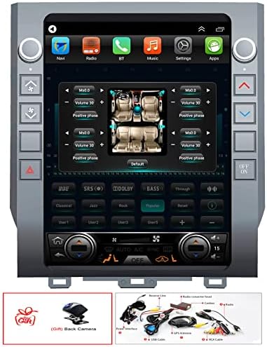 Topdisplay Android 10 Radyo Toyota Tundra 2014-2018 için ın-Dash Navigasyon Sistemi 12.1 inç Dokunmatik Ekran 4 GB + 64 GB