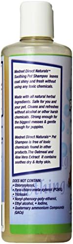 Mednet Direct Naturals MDN1008 Yulaf Ezmeli Yatıştırıcı Evcil Hayvan Şampuanı, 12 Ons