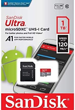 Ultra 1 TB microSDXC, SanFlash ve SanDisk tarafından Doğrulanan Huawei Mercury Ice Plus için Çalışır (A1/C10/U1/8 k / 120MBs)