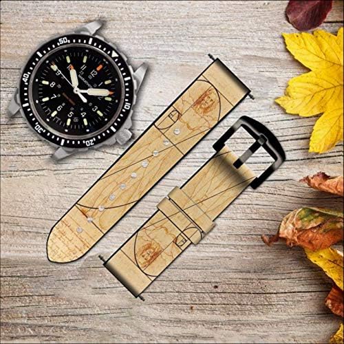 CA0746 Altın Oran Deri akıllı saat Band Kayışı Kol Saati Smartwatch akıllı saat Boyutu (18mm)