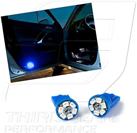 TGP T10 mavi 6 LED SMD kapı ışık kama ampuller çifti 2005-2010 Toyota Avalon ile uyumlu