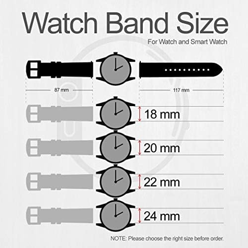CA0417 Pas Çelik Doku Grafik Baskılı Deri akıllı saat Band Kayışı Kol Saati Smartwatch akıllı saat Boyutu (18mm)