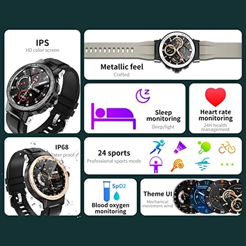 Iş Smartwatch Erkekler için E19 akıllı saat Çok Spor Spor Sağlık akıllı saat Band için ıOS Android