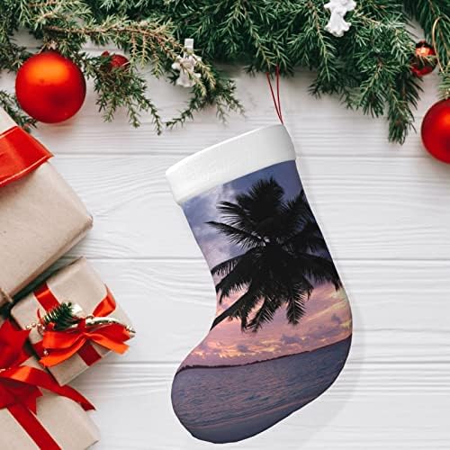 Gubndın Tropikal Palmiye Ağacı Led Noel Çorap Gece Lambası Süs Örme Dekorasyon hediye keseleri Çocuklar için Parti Aksesuar