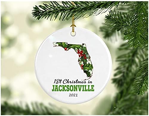Yeni Evimizde İlk Noel 2021 Jacksonville Florida Süsleme Koleksiyon 1. Sezon ABD'de Yaşayan Dekorasyon Ağacı Eve Taşınma Hediyesi