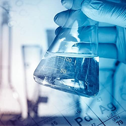 BQFLZY Okul Erlenmeyer Cam Flask Lab Züccaciye Kimyasal Deney Ekipmanları Temizle Ölçekli Tek Ağız Damıtma Şişesi ile Stoper
