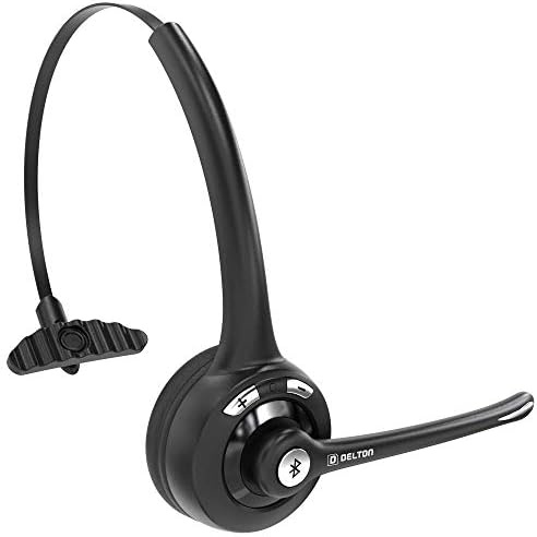 Delton Trucker Bluetooth Kulaklık, Mikrofonlu Kablosuz Kulaklıklar, Kamyon Sürücüsü için Kulaklıklar, Skype için Mikrofonlu