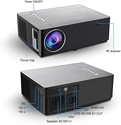 JLFFYJ Projektörler 1080 p Projektör 1920x1080 Tam HD LED Ev Sineması Video Proyectors Beamer