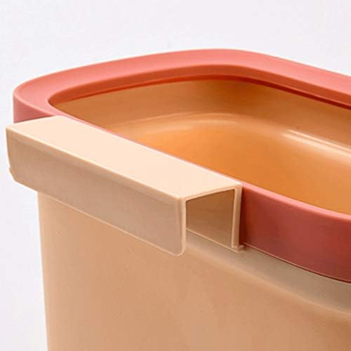 Kapı Çöp Kovası Ev Mutfak Asılı Çöp Toplama Kutusu Kullanışlı Çöp saklama kutusu (Renk: Pembe, Boyut: L)