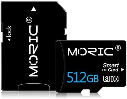 512 GB Micro SD Kart microSDXC UHS Flash Bellek Kartı Adaptörü ile - kadar 80 MB / s, A1, U3, Class10, V30 Yüksek Hızlı SD