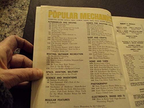 Popular Mechanics Nisan 1970 Bu 3 Aşamalı Tatil Evini İnşa Et, Kano Yap
