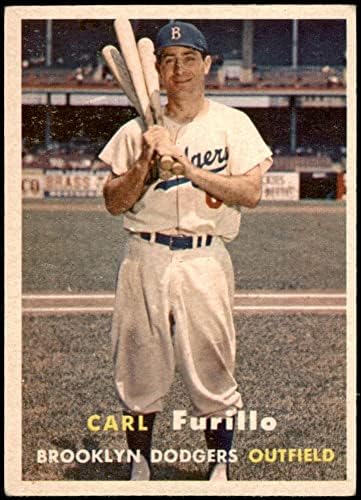 1957 Topps 45 Carl Furillo Brooklyn Dodgers (Beyzbol Kartı) VG / ESKİ Dodgers