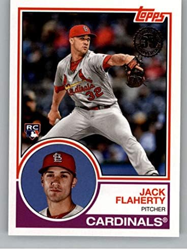 2018 Topps Güncelleme 1983 Topps 35th 83-37 Jack Flaherty St. Louis Kardinaller MLB Beyzbol Ticaret Kartı