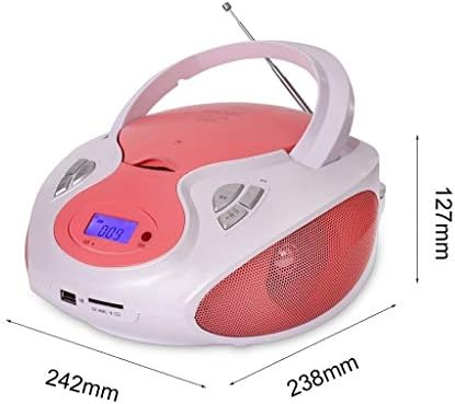jiande Taşınabilir CD Çalar Boombox ile Radyo, 3.5 mm AUX Girişi, Kulaklık Jakı, uzaktan Kumanda Öğrenme Makinesi LCD Ekran