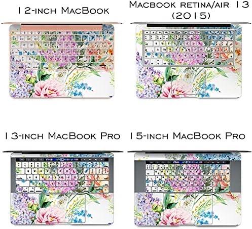 Cavka Vinil Çıkartması Cilt Değiştirme ıçin MacBook Pro 16 M1 Pro 14 Max Hava 13 2020 Retina 2015 Mac 11 Mac 12 Leylak Çiçekler