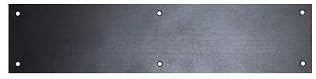 Don-Jo Metal Kapı Tekme Plakası BK Siyah Kaplama 6x32 -34 Kapılar için-Ahşap ve Metal Montaj-Kapı Koruması-Kapı Plakası-Kaldırım