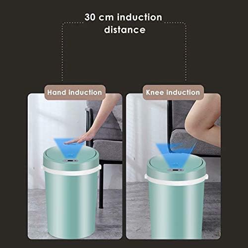UXZDX 16L Otomatik akıllı Sensör akıllı çöp tenekesi akıllı çöp kutusu sensörlü çöp kovası plastik ev kuru ve ıslak çöp kutusu