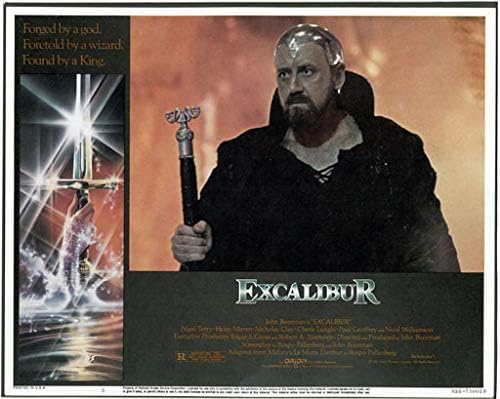 EXCALİBUR orijinal 1981 lobi kartı NİCOL WİLLİAMSON 11x14 film afişi