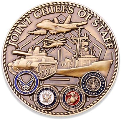 Joint Chiefs of Staff Challenge Coin-JCOS Military Coin-ABD Askeri Gazileri tarafından Tasarlanan İnanılmaz 1.75 Özel Para