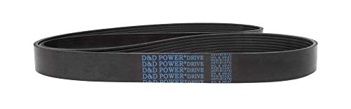 D & D PowerDrive 3PK585 CRP Industries Yedek Kayış, K, 3 Bant, 22,75 Uzunluk, Kauçuk