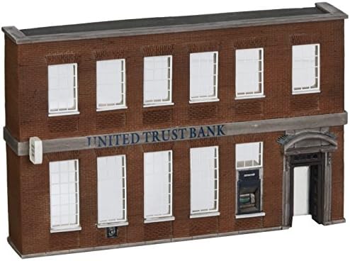 Bachmann Sahne Scapes Yanlış Ön Reçine Binası - United Trust Bank-HO Ölçeği