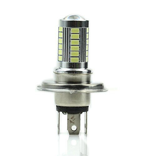 Süper parlak H4 33 - LED SMD beyaz araba sis ışık far sürüş lambası ampul 12V