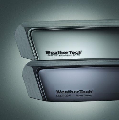 WeatherTech Özel Fit Jaguar S-Tipi için Ön ve Arka Yan Cam Deflektörleri, koyu Duman