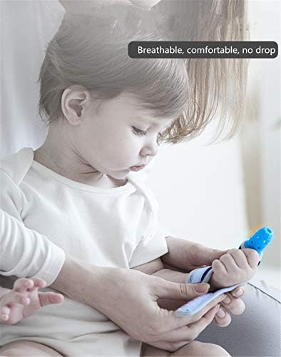 Mackenzi Durdurma Başparmak Emme Toksik Olmayan Silikon Bebek Çocuk Parmak Koruma Tedavi Kiti durdurmak için Thumbsucking (Mavi)