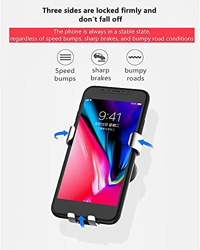Altın Dijital Araç Telefonu Tutucu Evrensel Hava Firar Telefon Tutucu Metal Yerçekimi Cep Telefonu Standı iPhone 12 için Uygun