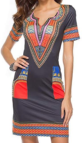 SheKıss Bayan Bohemian Afrika Dashiki Etekler Geleneksel Tribal Festivali Midi Elbiseler