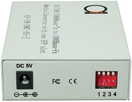Açık SFP Yuvası-Gigabit Ethernet-Fiber Optik Ortam Dönüştürücü-UTP Cat5e / Cat6 10/100/1000 Bakır-Otomatik Algılama-Herhangi