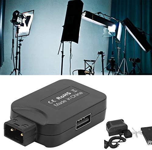 Demeras D-Tap USB Adaptörü, kamera Pil Güç Dönüştürücü Hafif Açık Çekim için V-Montaj Kamera Pil Kamera Bağlamak için