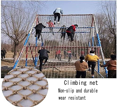 SXFYGYQ tırmanma ağı Çocuklar için Ağaç Evi güvenlik ağı Çocuk salıncak çit ağı tırmanma ağı Kenevir Halat Net kargo halatı