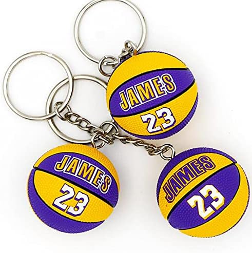 Basketbol oyuncu numarası Anahtarlık hediyelik eşya araba asılı dekorasyon spor küresel Anahtarlık hediyeler için