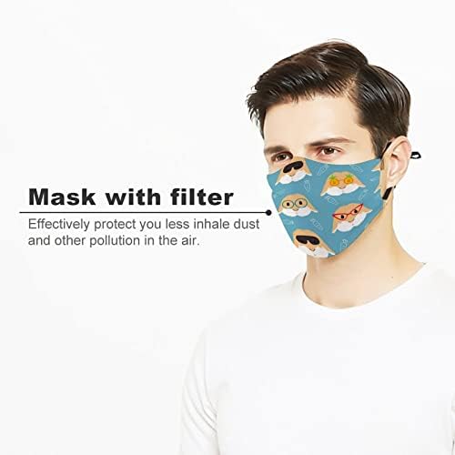 Yüz maskeleri moda kulak gözlük yeniden kullanılabilir toz geçirmez yüz maskesi yetişkin erkekler kadınlar için 1 ADET
