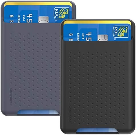 Telefon Kılıfının Arkası için Kart Tutucu Yapıştırıcı RFID Telefon Kartı Tutacağı Tüm Akıllı Telefonlar için Yeniden Kullanılabilir