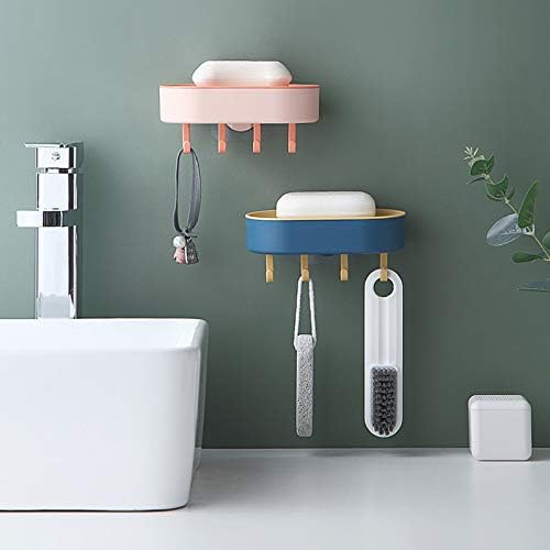 BENBOR banyo sabunluk Duvara Monte sabunluk Çanak Tepsi Ayrılabilir Sabun Drenaj Raf için Ev Banyo Otel Duş Aksesuarları-Yeşil