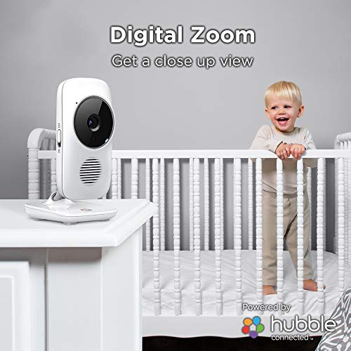 Motorola Bebek Akıllı Video bebek monitörü ile Wi-Fi & 3.5 Renkli LCD Ebeveyn Ünitesi, Gece Görüş, İki Yönlü Ses, oda Sıcaklığı