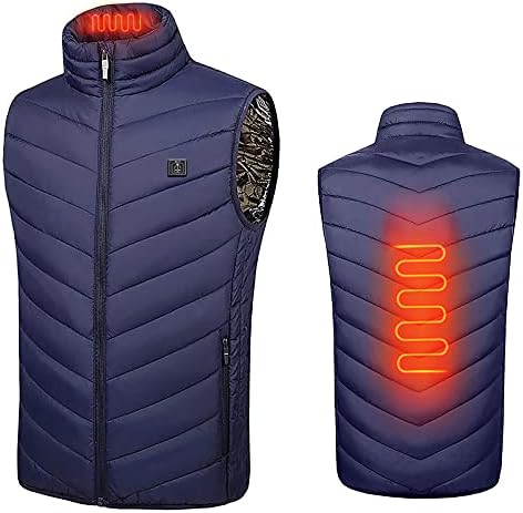 MIVAMIYA ısıtmalı yelek kadınlar ve erkekler için elektrikli ısıtma yelek kış ısıtıcı Fermuar USB şarj hafif ceketler