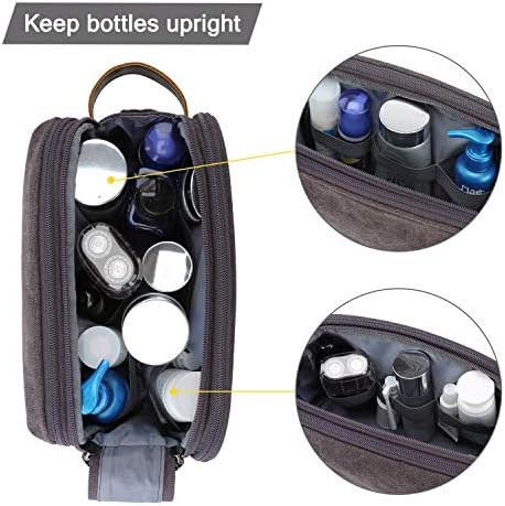 Erkekler için makyaj çantası, BAGSMART Seyahat Tuvalet Organizatör Dopp Kiti Su-dayanıklı Tıraş Çantası için Tuvalet Aksesuarları