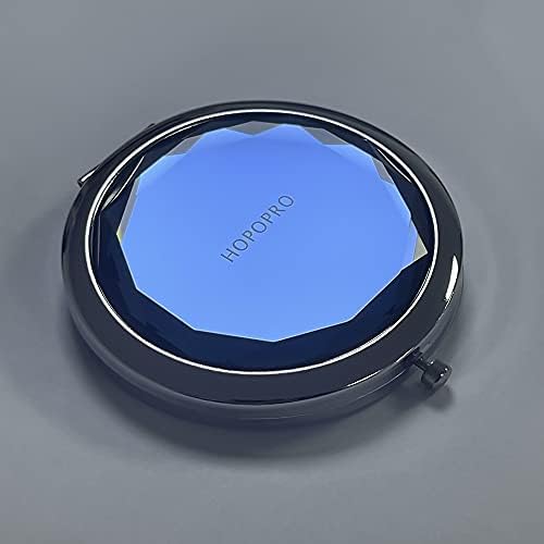 Kompakt Ayna Hopopro Seyahat makyaj aynası Safir Degrade Ayna Katlanır Mini cep aynası taşınabilir el aynası Çift Taraflı 2