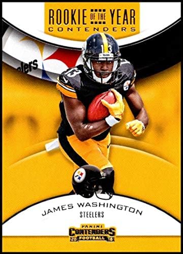 2018 Panini Yarışmacıları Yılın Çaylağı Yarışmacıları RYA-JW James Washington Pittsburgh Steelers RC Çaylak NFL Futbol Ticaret