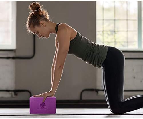 DLT Yüksek Yoğunluklu Yoga Bloğu 9x 4x 6 Destek Pozlar ve Denge için, yüksek Elastikiyet Yoga Tuğla Blok Egzersiz için Ideal,