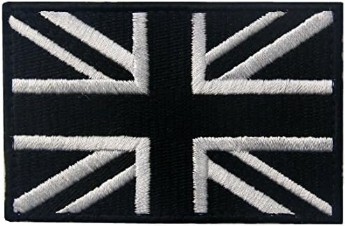 Taktik İngiliz Union Jack Işlemeli Yama İngiltere Bayrağı İNGILTERE Büyük Britanya Moral Aplike Raptiye Kanca & Döngü Amblem