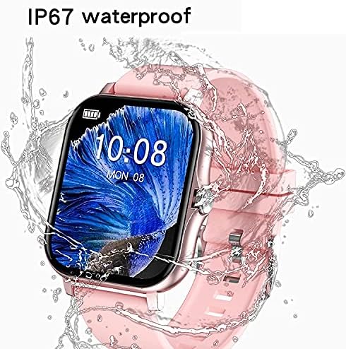 Akıllı saat, 1.69 Tam Dokunmatik spor ızci ile nabız monitörü Bluetooth Çağrı Kan Basıncı Spo2 müzik kontrol cihazı IP67 Su