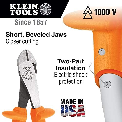 Klein Tools 33527 Genel Amaçlı Yalıtımlı Alet Takımı, 1000 Volt Nominal, Özel 3 Paletli Kilitlenebilir Kasada, 22 Parçalı Olarak