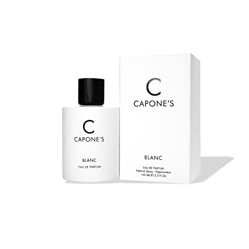 Capone's Blanc Eau de Parfum Men, Erkekler için Uzun Ömürlü Kolonya (3.3 Fl Oz)