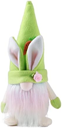 Paskalya Meçhul Gnome Tavşan Bebek Süper Sevimli Yumuşak peluş oyuncak Masaüstü Süs Ev Oturma Odası Yatak Jingying için